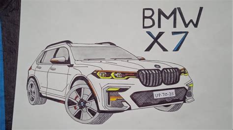 how to draw a bmw x7|BMW X7 updated for 2022 .